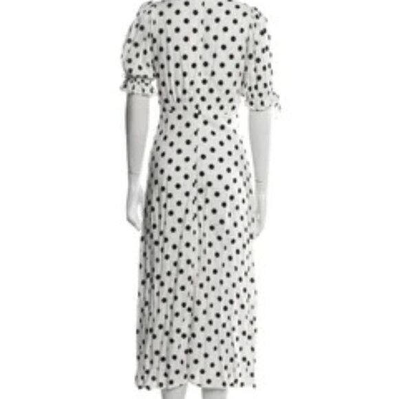 FAITHFULL THE BRAND, Polka Dot Print Long Dress, Size: XS - Picture 3 of 3